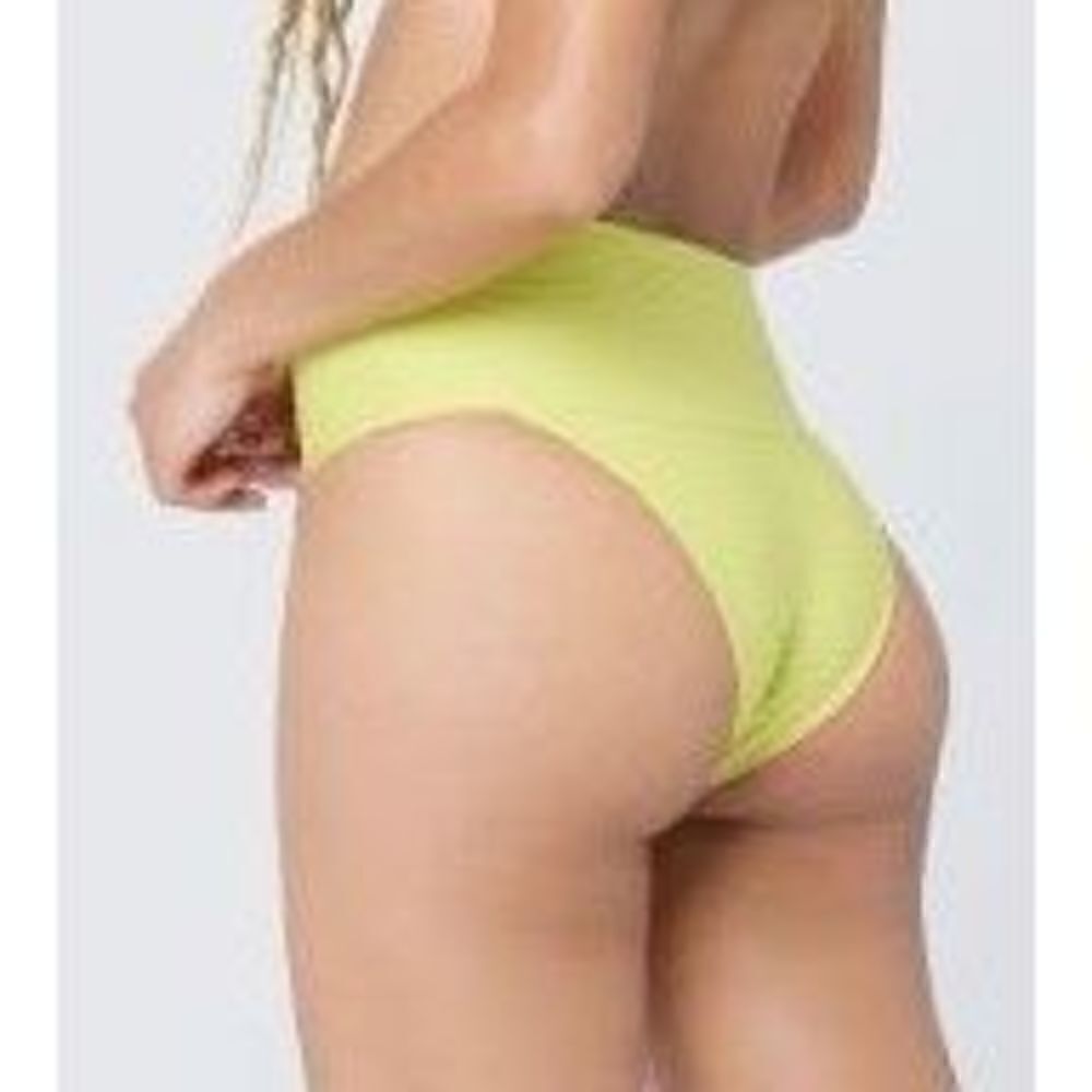 New L*SPACE apple green high waisted bikini set. Retails $209. Small - Picture 9 of 11